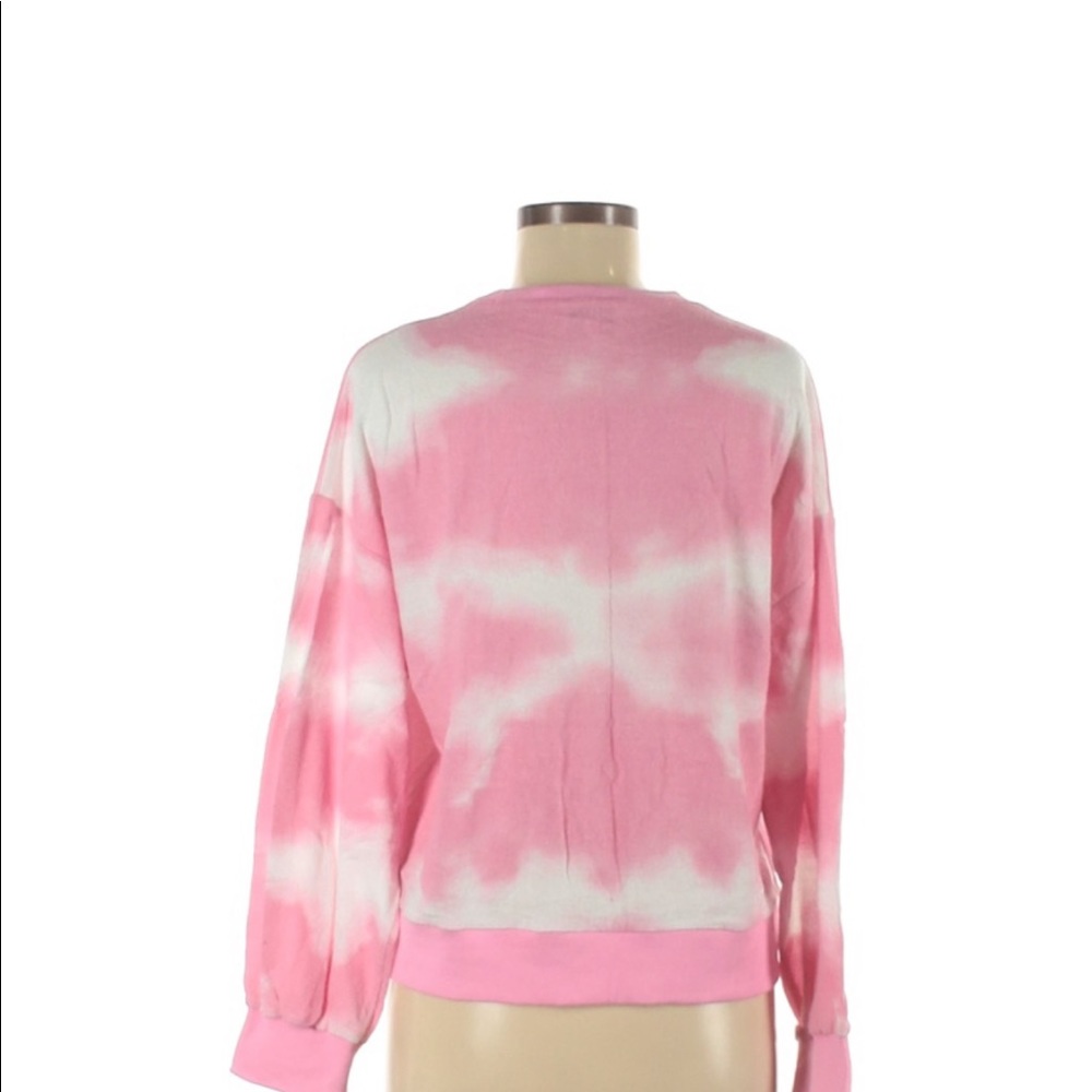 Pink tie-dye long sleeve shirt size medium